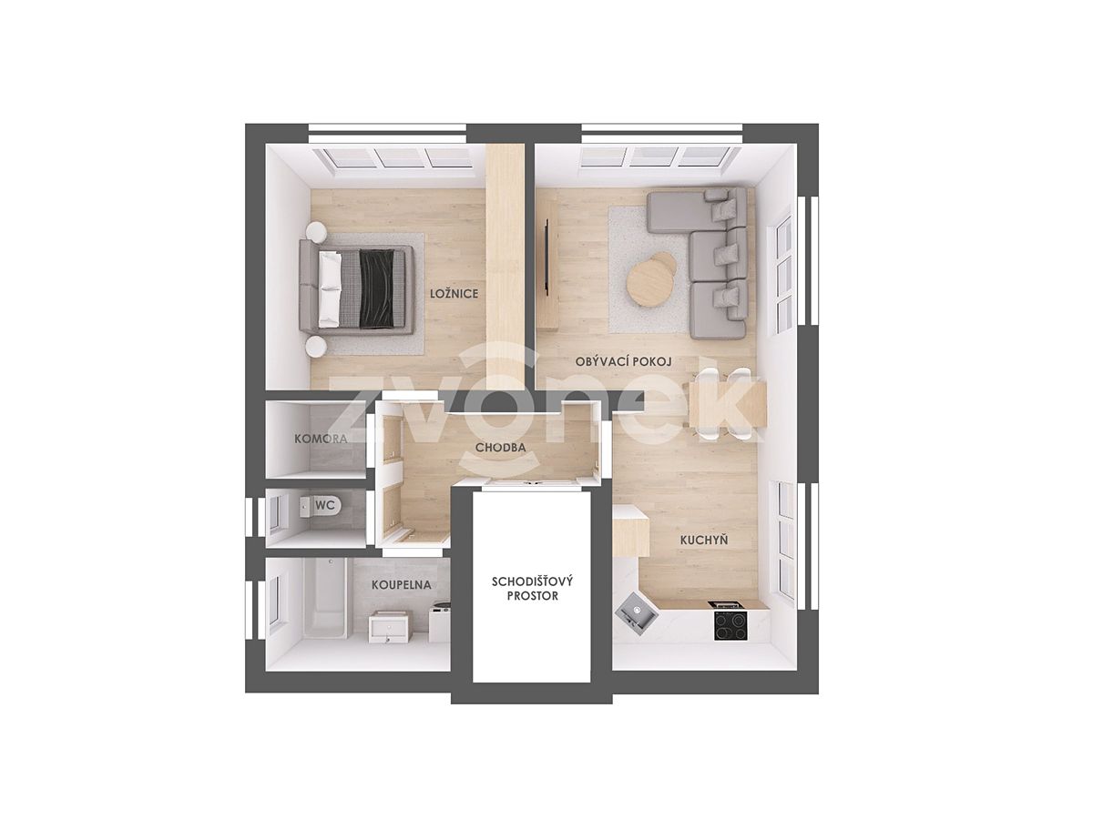 Pronájem bytu 2+1 78 m² – fotografie 4