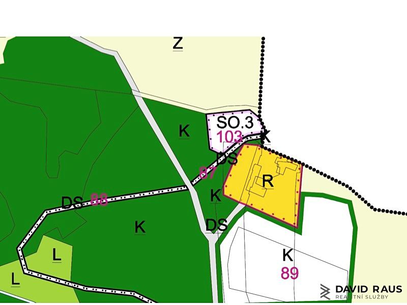 Prodej stavebního pozemku 2226 m² – fotografie 3