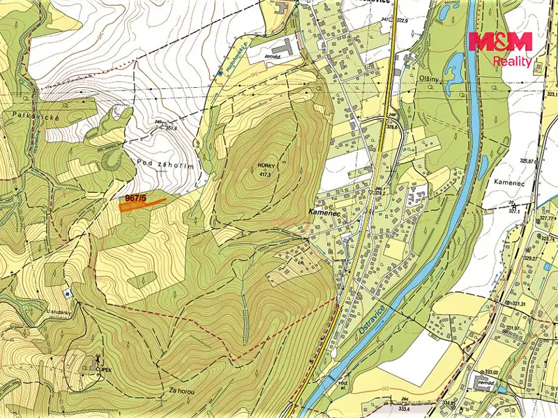 Prodej lesa 3416 m², Baška – náhled fotky 2