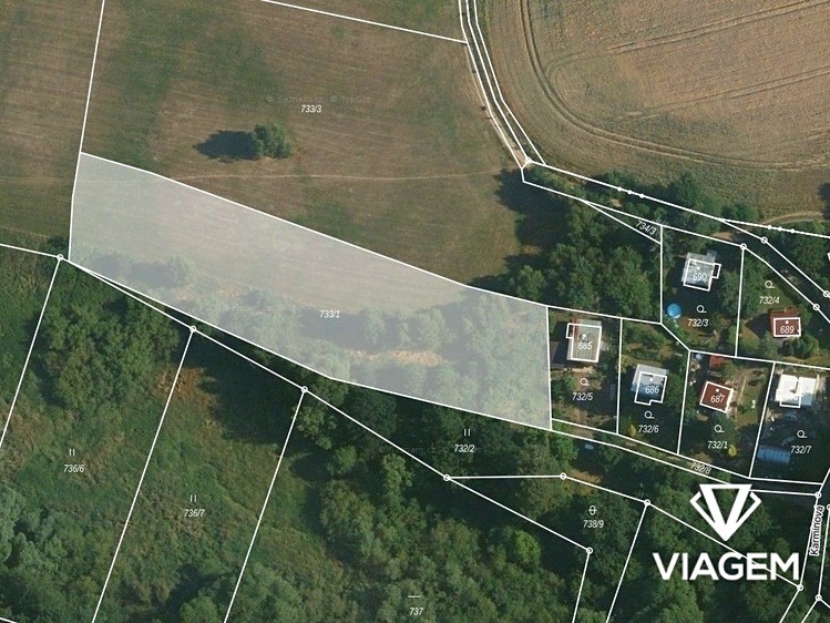 Prodej pozemku, 1 325 m² (2 z 3)