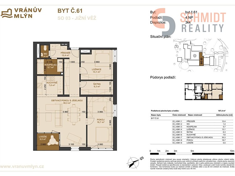 Квартира 3+kk на продаж, 101 м² (16 з 16)