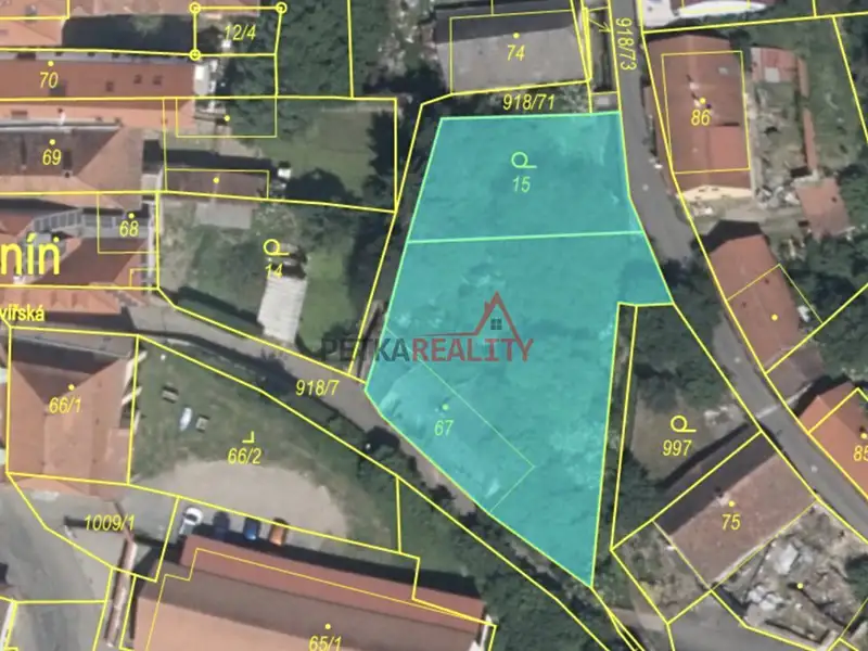Prodej stavebního pozemku 1050 m², Nový Knín – náhled fotky 3