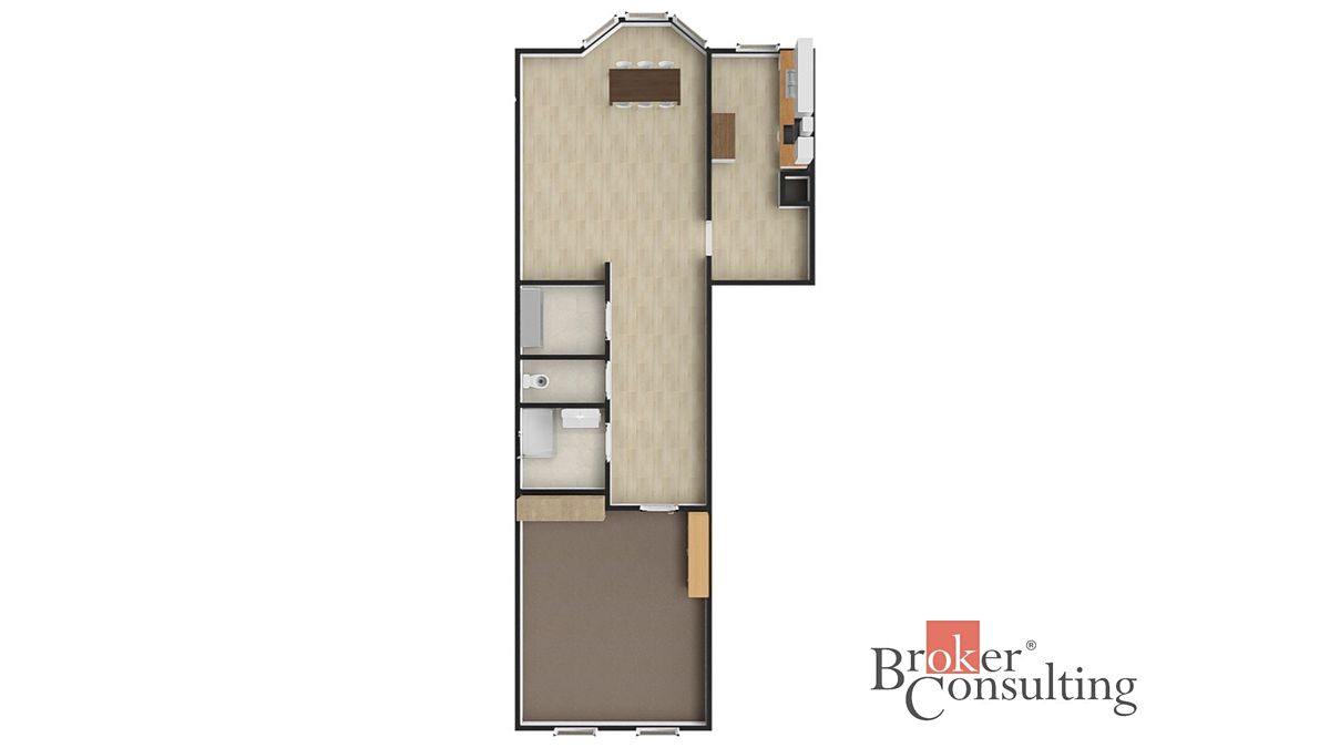 Pronájem bytu 2+kk 90 m² – fotografie 2