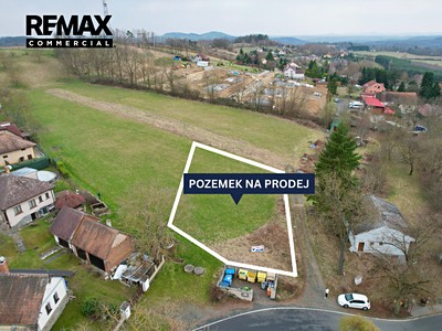 Prodej  stavebního pozemku 1 166 m²