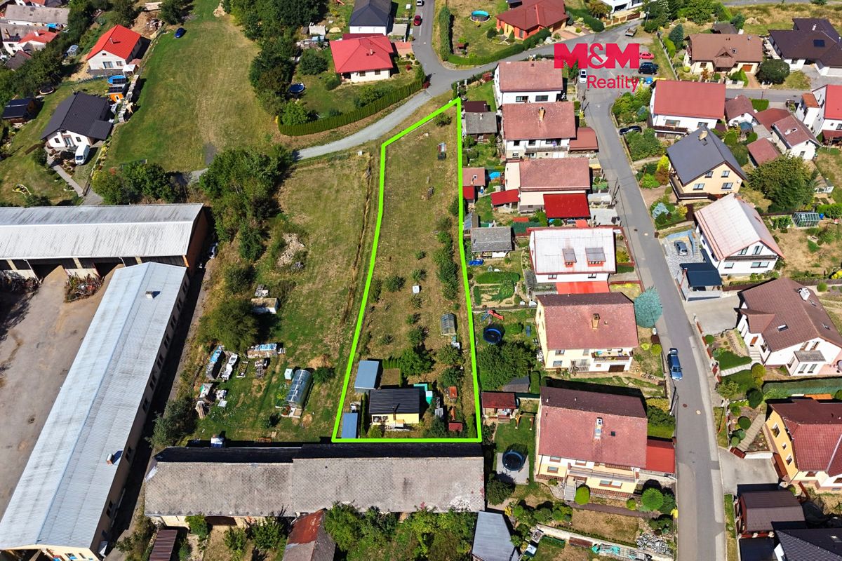 Prodej stavebního pozemku 1496 m²
