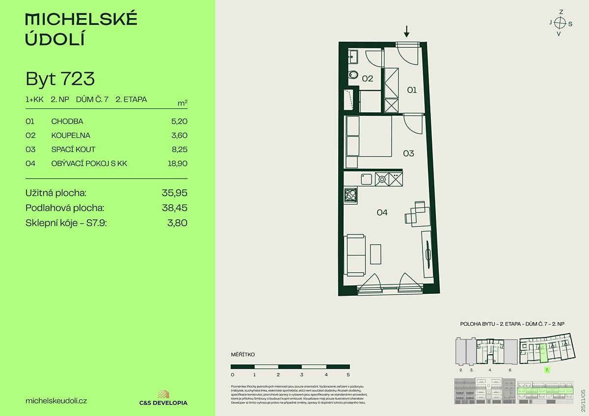 Prodej bytu 1+kk 36 m² – fotografie 5