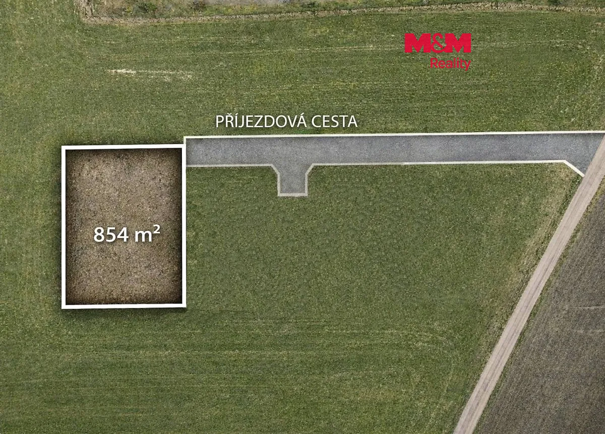 Prodej stavebního pozemku 854 m²