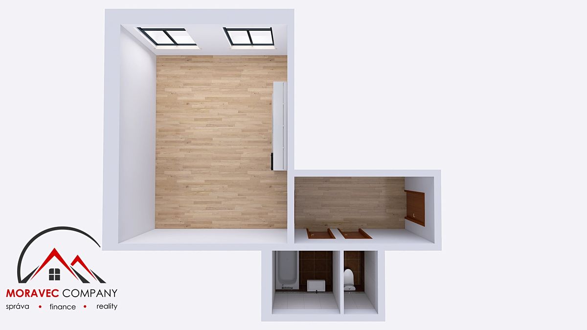 Pronájem bytu 1+kk 43 m² – fotografie 5