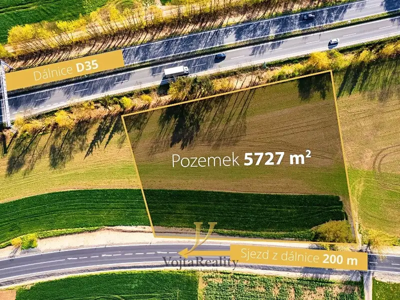 Prodej komerčního pozemku 5727 m², Litovel – náhled fotky 2
