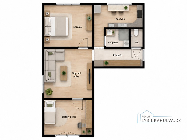 Wohnung 3+1 zum Kauf, 58 m² (22 von 22)