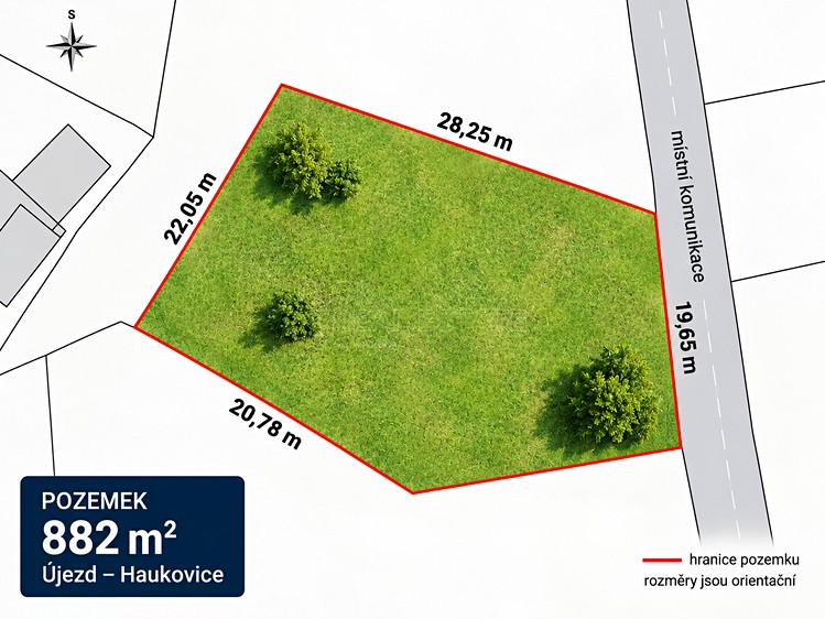 Grundstück zum Kauf, 882 m² (4 von 5)