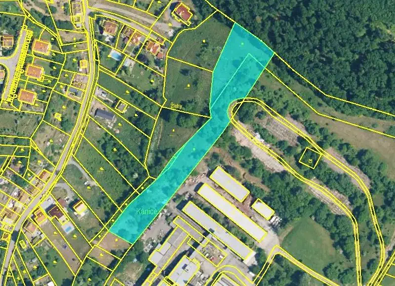 Prodej pozemku 8054 m², Kanice – náhled fotky 2