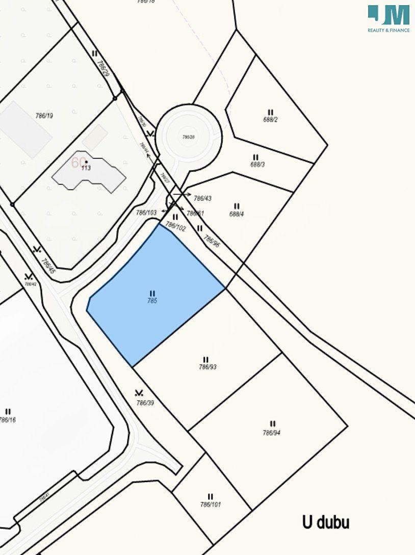 Prodej stavebního pozemku 1064 m² – fotografie 2