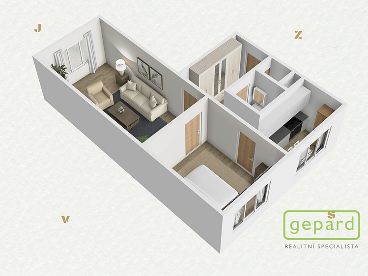 Квартира 2+1 на продаж, 55 м² (22 з 27)