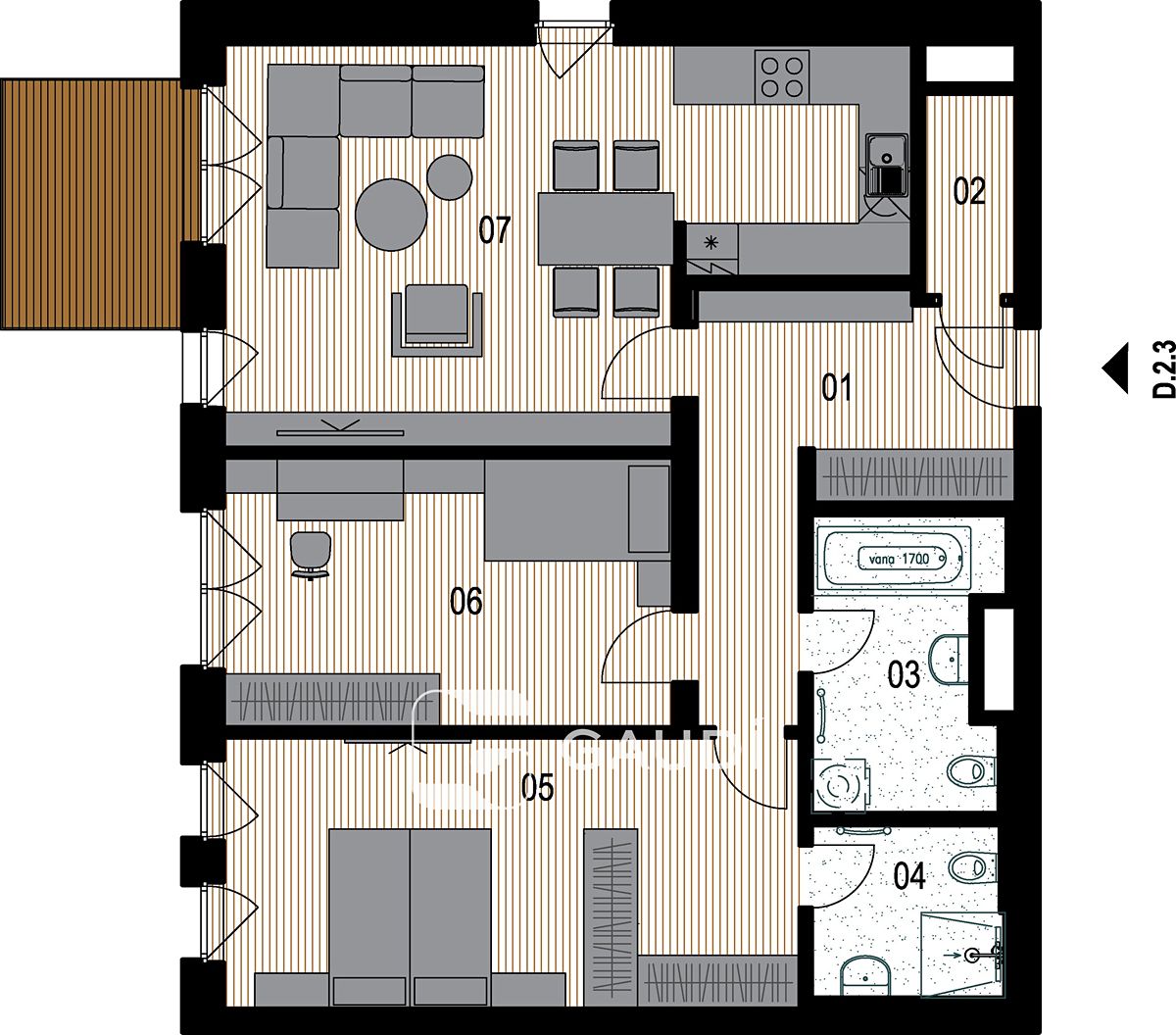 Prodej bytu 3+kk 95 m² – fotografie 4