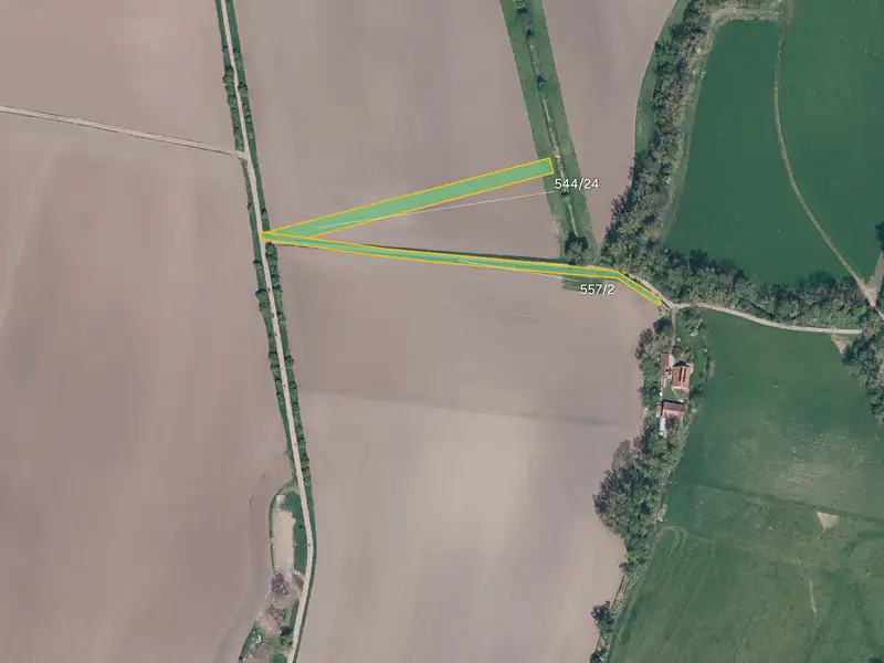 Prodej pole 4745 m², Rosice – náhled fotky 2
