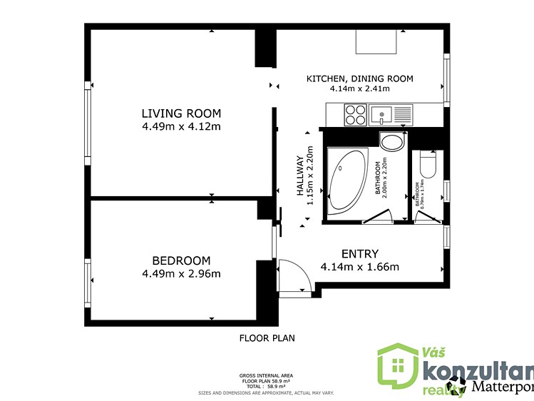 Wohnung 2+1 zum Kauf, 58 m² (33 von 33)