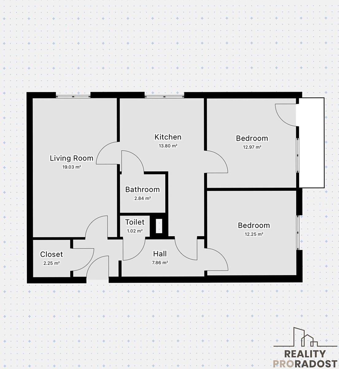 Prodej bytu 3+1 75 m² – fotografie 4
