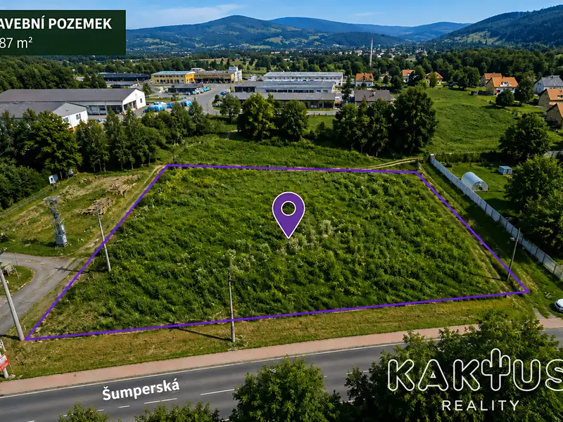 Prodej stavebního pozemku 4487 m², Jeseník – náhled fotky 2