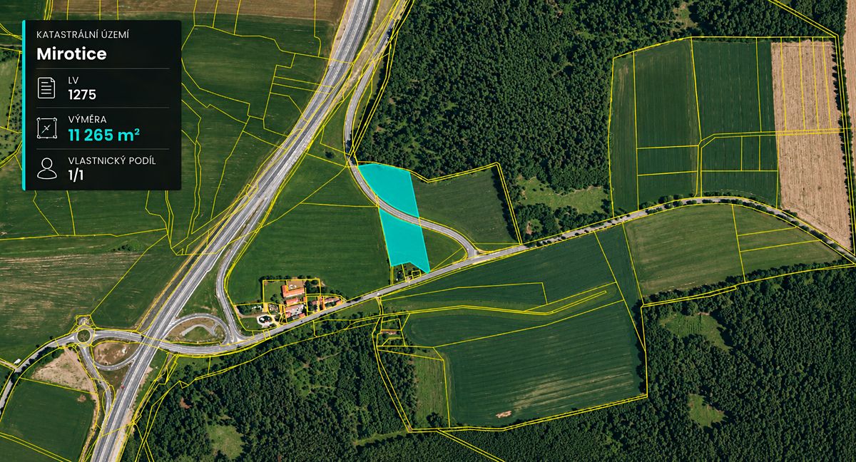 Prodej pole 11265 m²