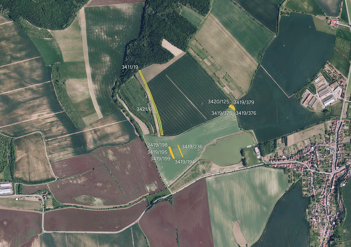 Prodej pole 7163 m²
