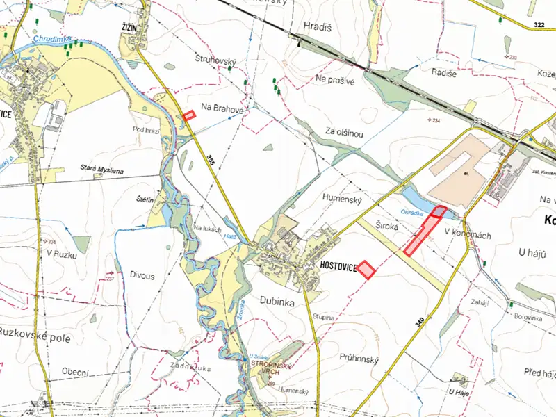 Prodej pole 25654 m², Úhřetická Lhota – náhled fotky 3