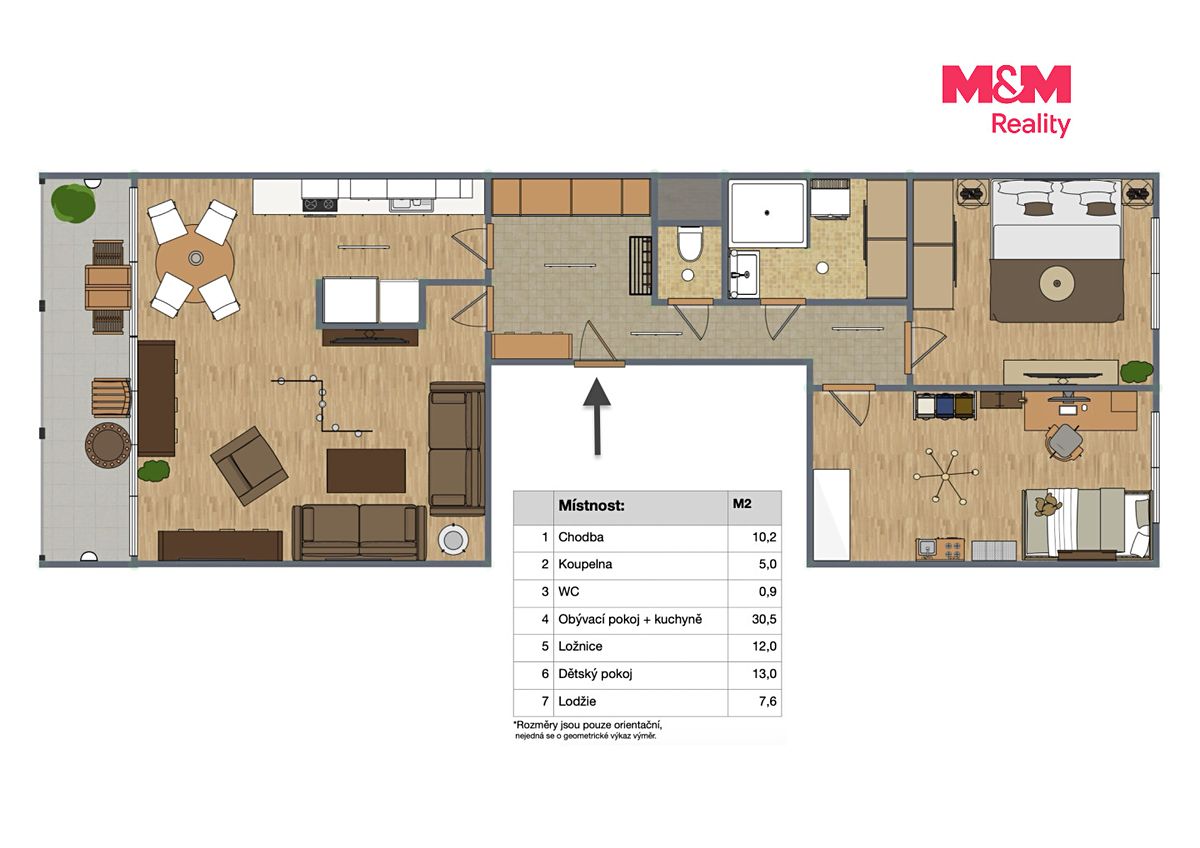 Prodej bytu 3+1 73 m² – fotografie 5