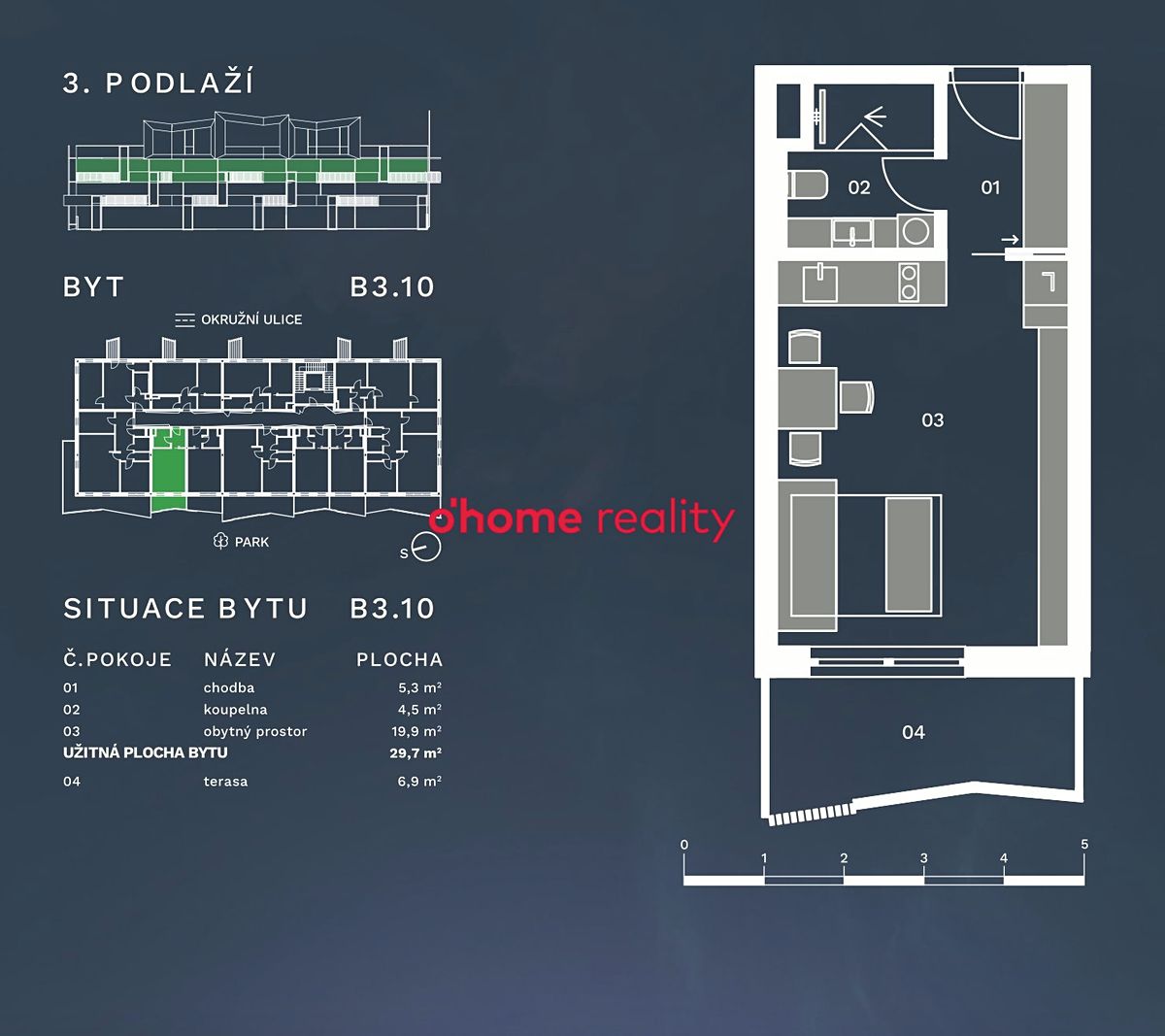Prodej bytu 1+kk 30 m² – fotografie 5