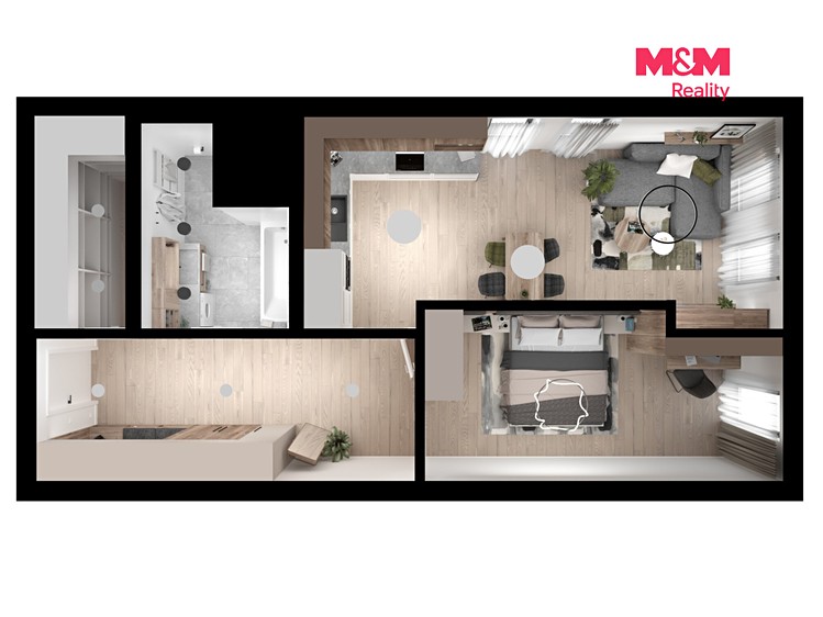 Wohnung 2+kk zum Kauf, 61 m² (3 von 11)