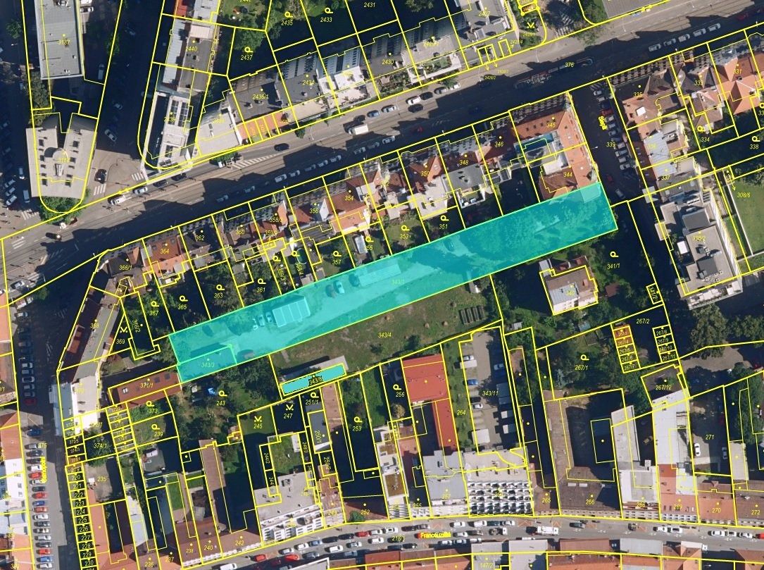 Prodej komerčního pozemku 2919 m²