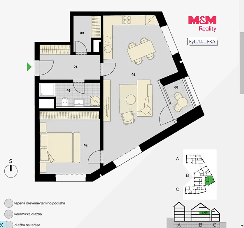 Prodej bytu 2+kk 74 m² – fotografie 4