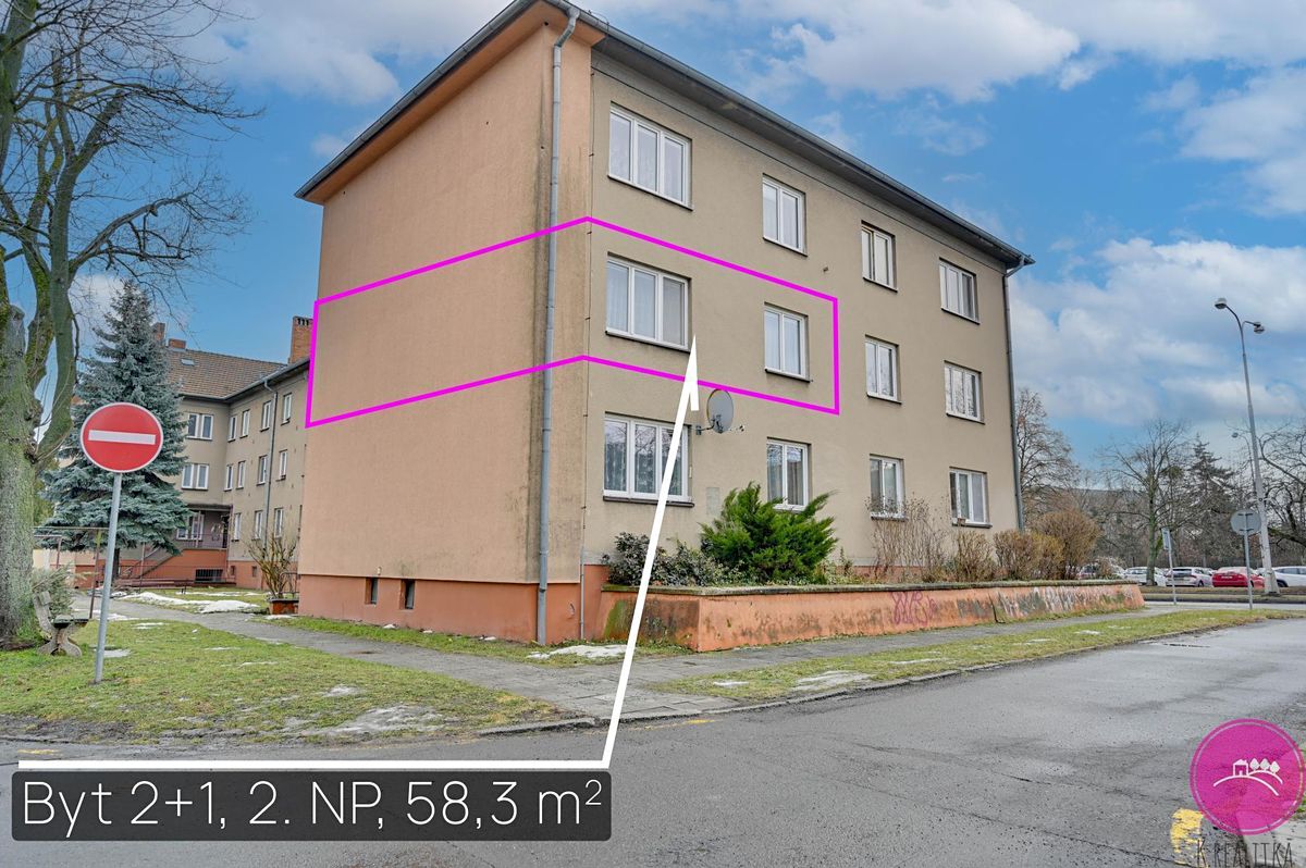 Pronájem bytu 2+1 58 m²