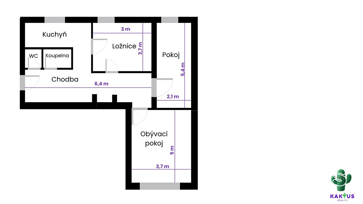 Prodej bytu 3+1 59 m² – fotografie 2