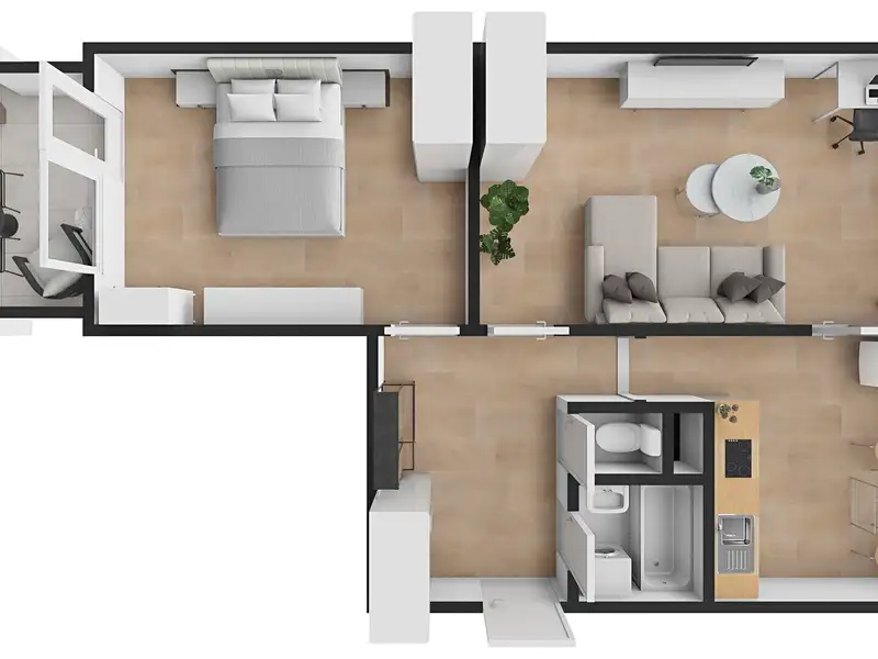 Prodej bytu 2+1 65 m², Milovice – náhled fotky 2
