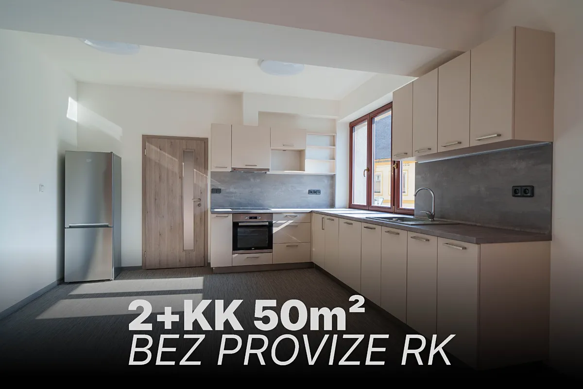 Pronájem bytu 2+kk 50 m²