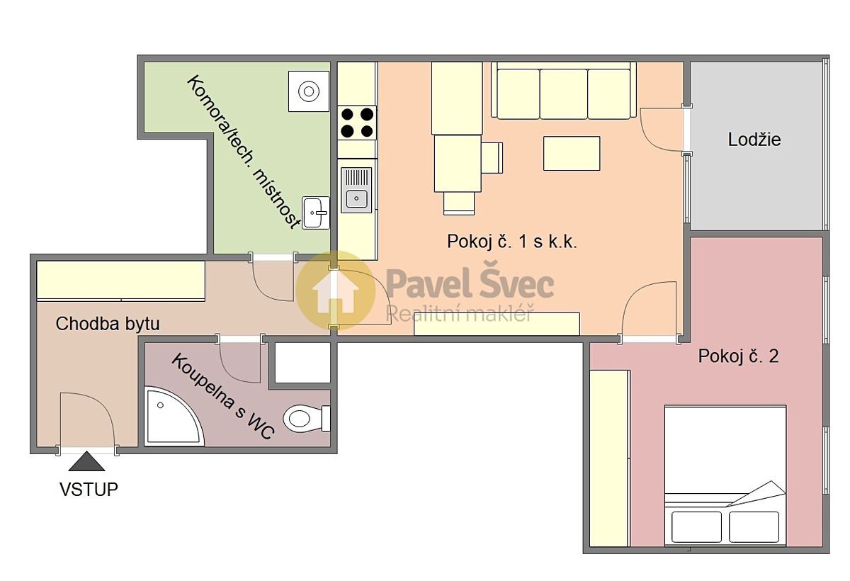 Prodej bytu 2+kk 57 m² – fotografie 5