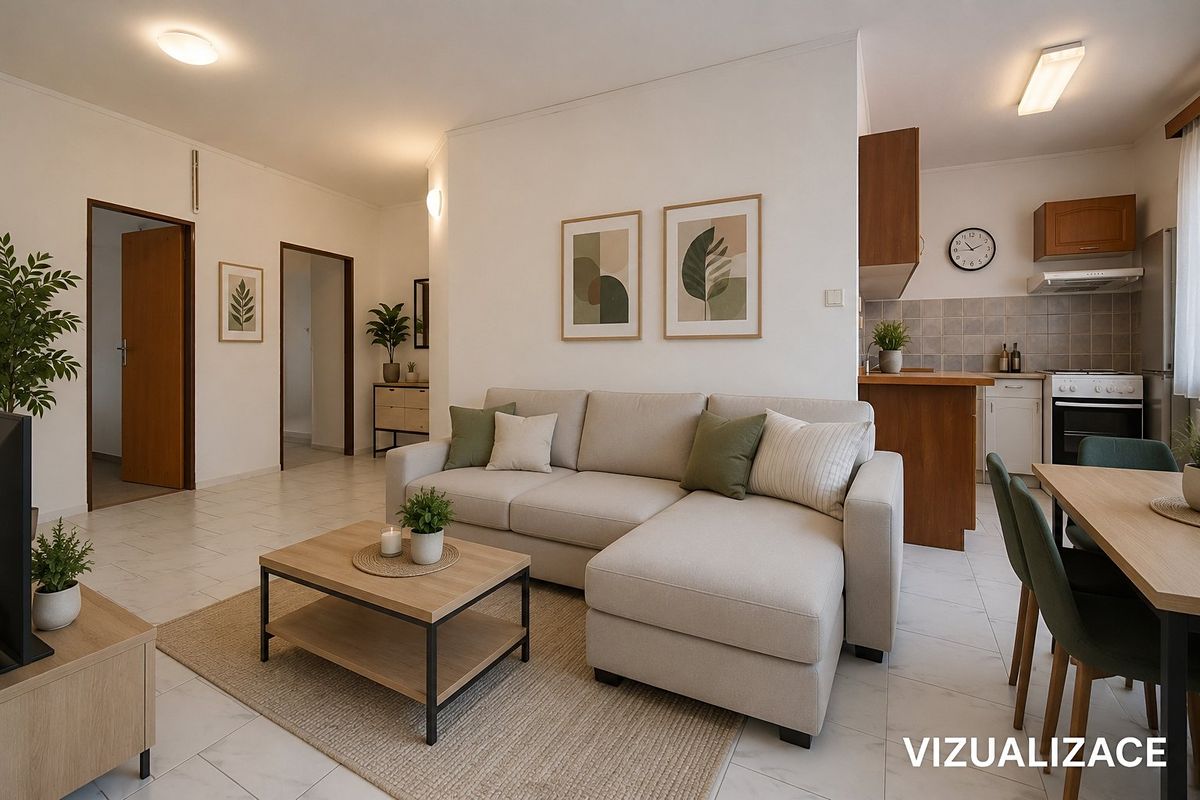 Pronájem bytu 2+1 47 m²