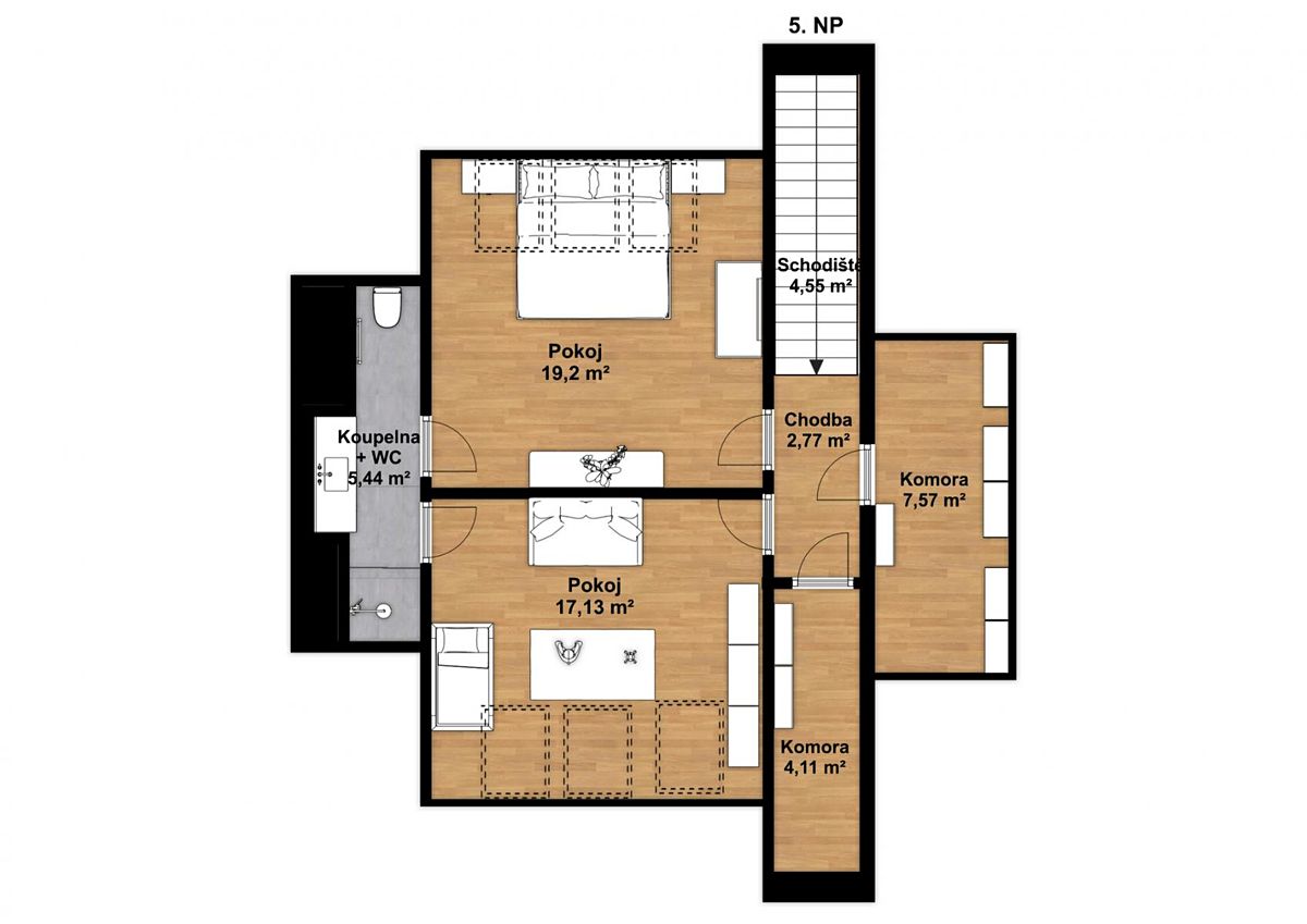 Prodej bytu 3+kk 119 m² – fotografie 4