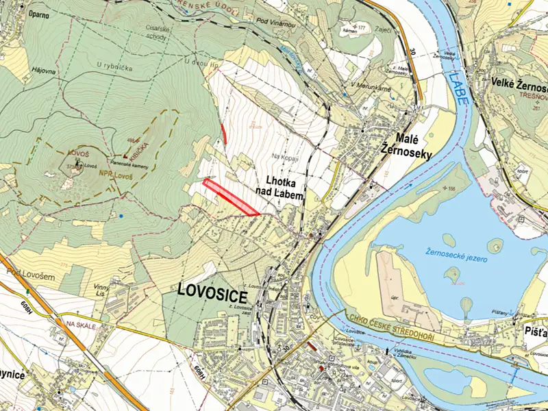 Prodej pole 10310 m², Lhotka nad Labem – náhled fotky 3