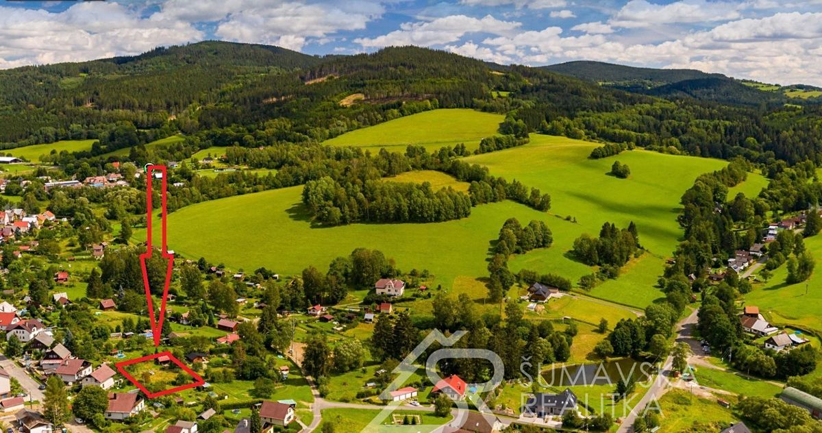 Prodej stavebního pozemku 769 m², Kašperské Hory – fotka 1 z 3