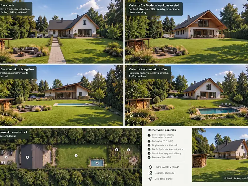 Prodej stavebního pozemku 1286 m², Svojetín – náhled fotky 2