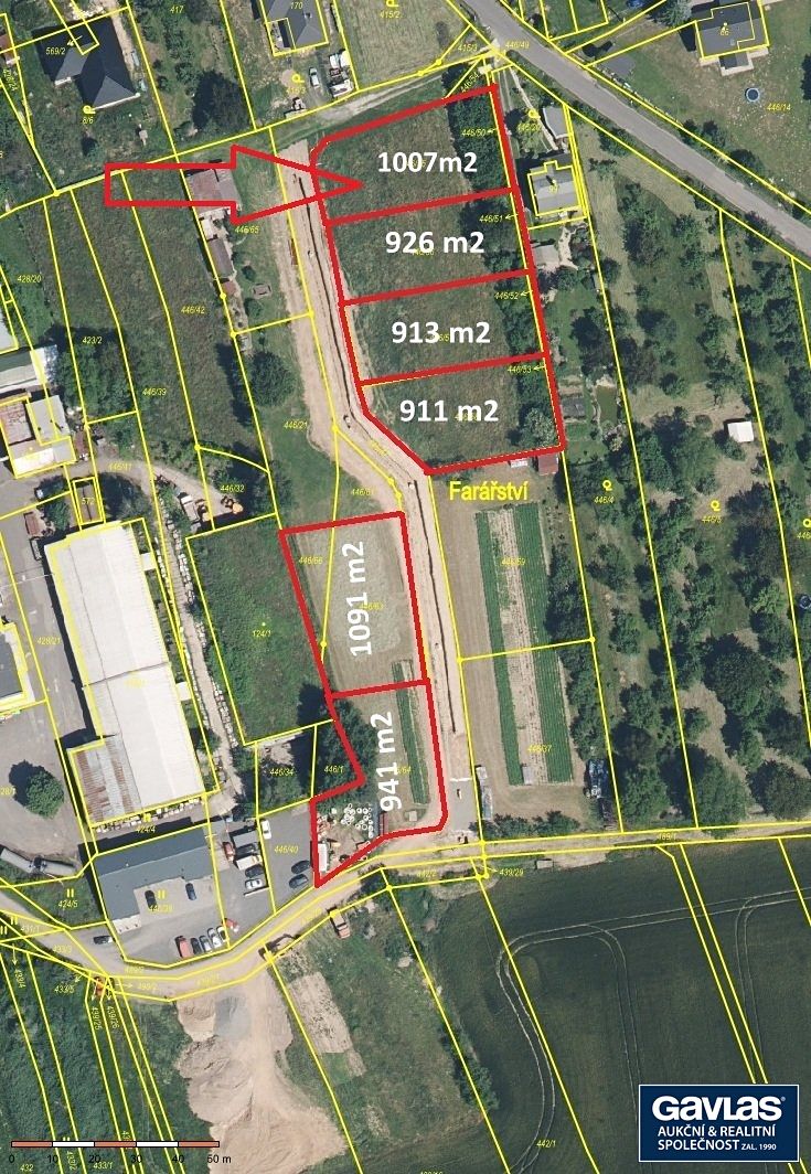 Prodej stavebního pozemku 1007 m² – fotografie 3