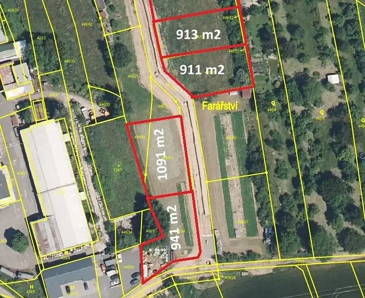 Prodej stavebního pozemku 1007 m², Lažany – náhled fotky 3