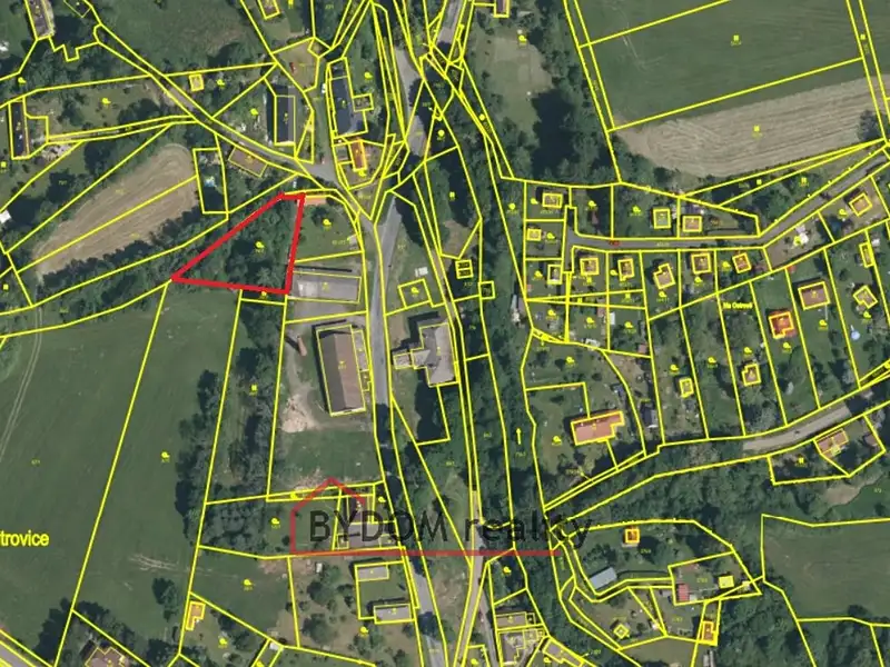 Prodej zahrady 1216 m², Nové Mitrovice – náhled fotky 3
