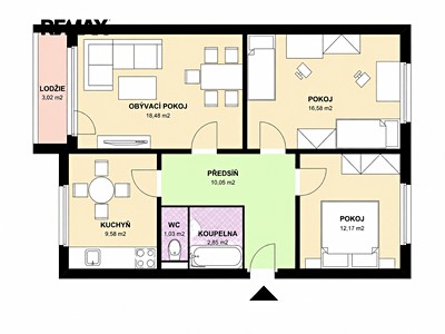 Квартира 3+1 на продаж, 74 м² (3 з 25)