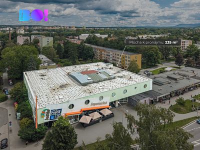 Pronájem obchodního prostoru 235 m²