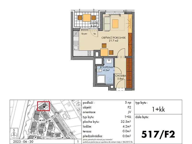 Prodej bytu 1+kk 33 m², Praha – náhled fotky 2