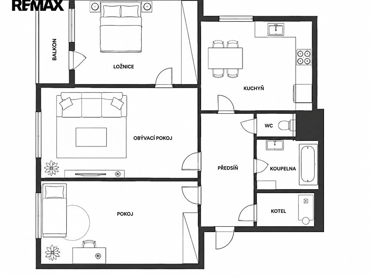 Квартира 3+1 на продаж, 68 м² (25 з 28)