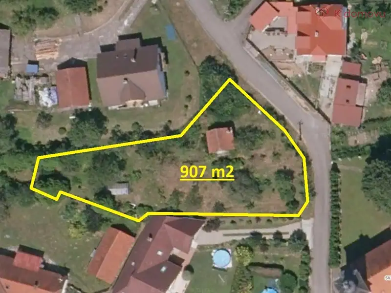 Prodej stavebního pozemku 907 m², Horní Lhota – náhled fotky 2