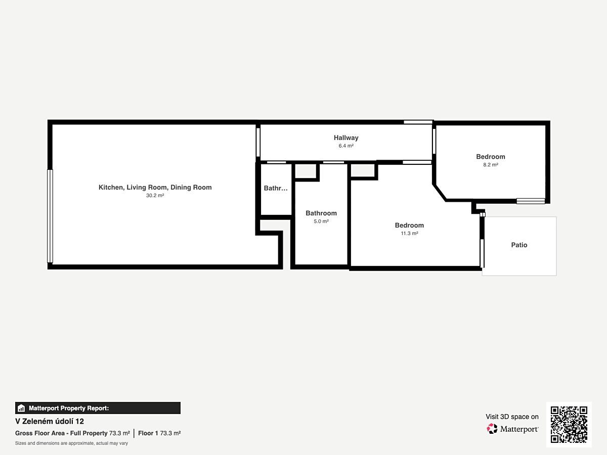 Pronájem bytu 3+kk 65 m² – fotografie 3